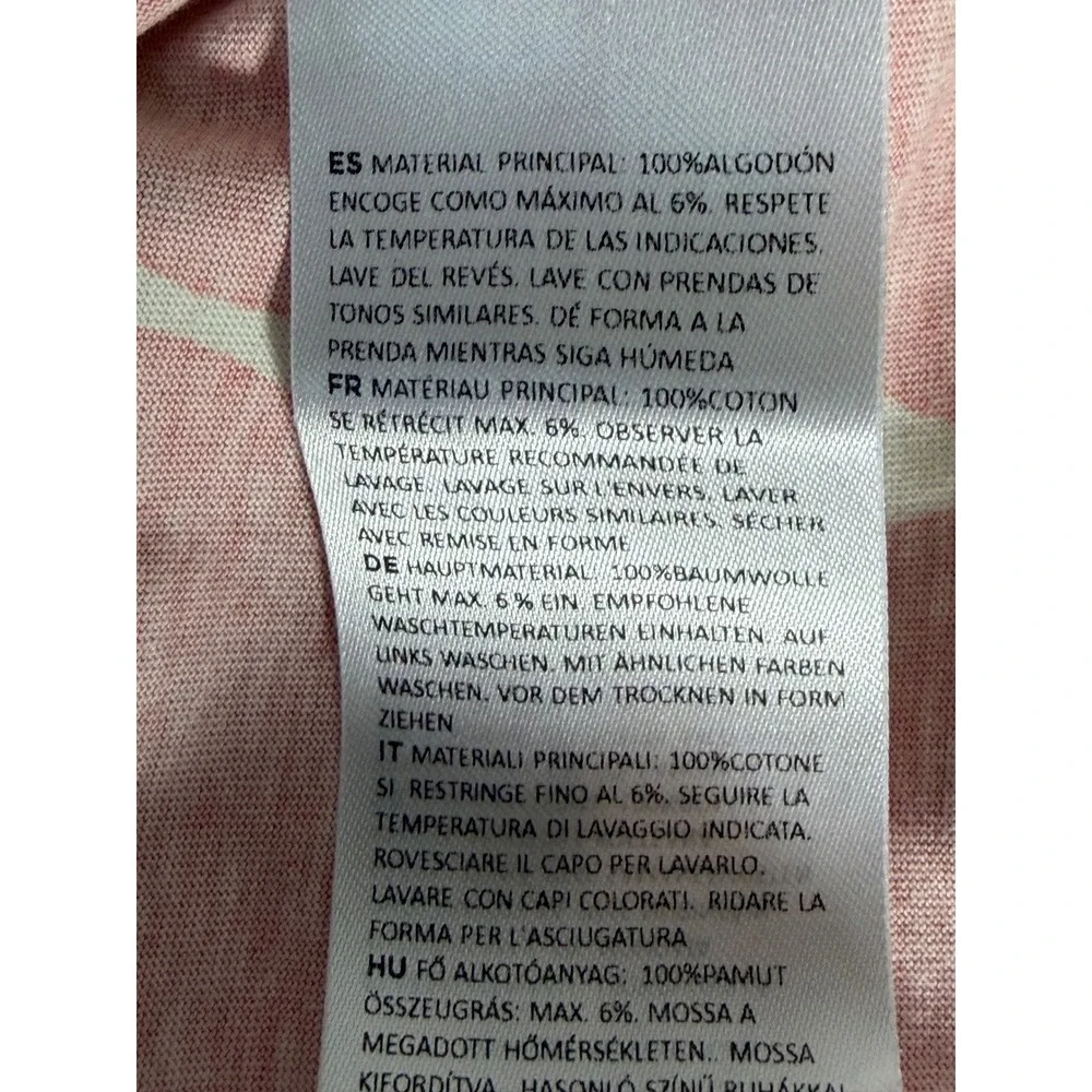 Marimekko Kauneus Unikko Pink Floral Cotton Shift Dress 3/4 Sleeve 049395 - Picture 8 of 9